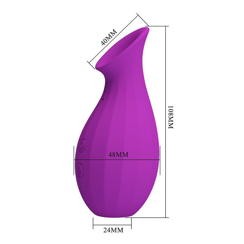 PRETTY LOVE - MAGIC BOTTLE SUCCIONADOR DE CLÍTORIS RECARGABLE MORADO - Imagen 8