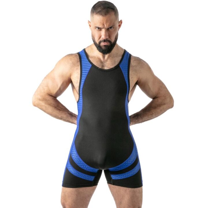 LOCKER GEAR - MONO OPEN ACCESS SINGLET AZUL