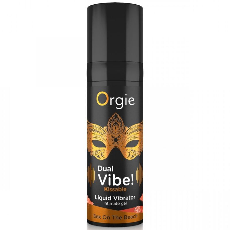ORGIE - DUAL VIBE! SEX ON THE BEACH GEL ÍNTIMO BESABLE EFECTO VIBRANTE 15 ML - Imagen 2