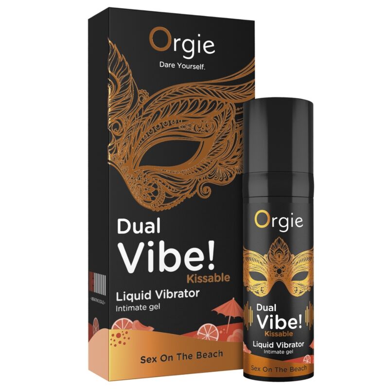 ORGIE - DUAL VIBE! SEX ON THE BEACH GEL ÍNTIMO BESABLE EFECTO VIBRANTE 15 ML - Imagen 3