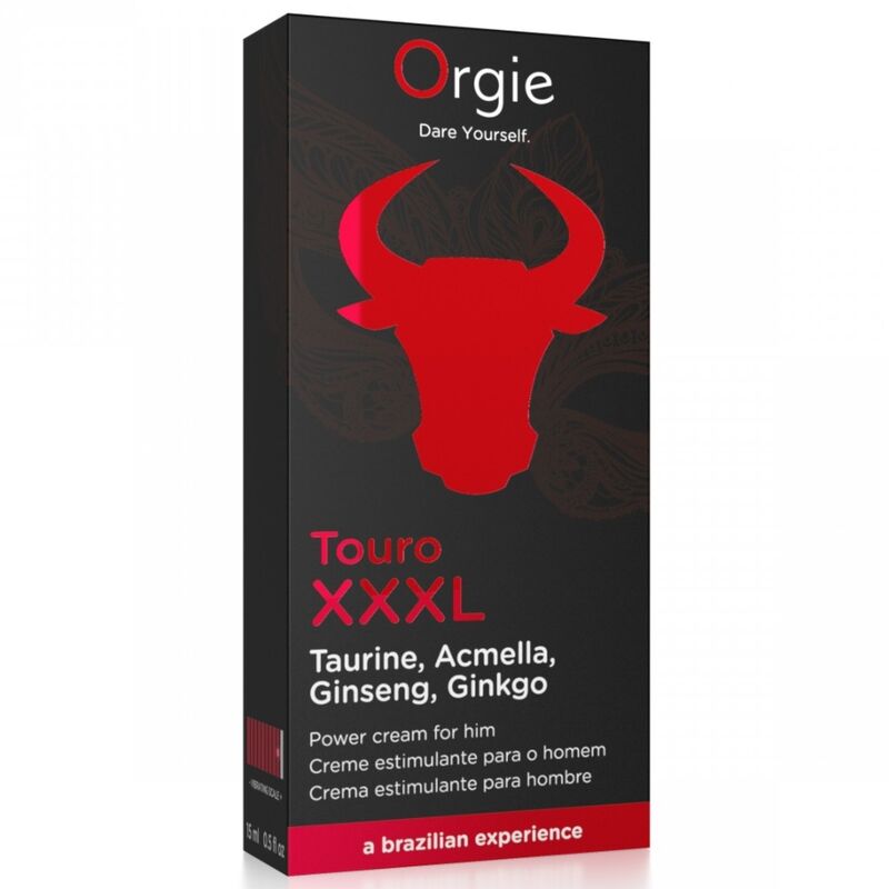 ORGIE - TOURO XXXL CREMA POTENCIADORA PARA HOMBRE 15 ML - Imagen 3