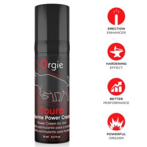 ORGIE - TOURO CREMA POTENCIADORA PARA HOMBRE 15 ML