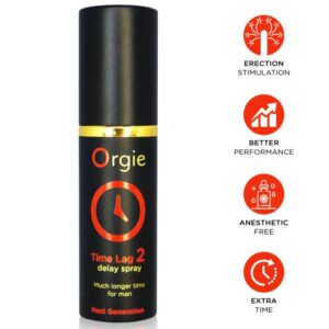 ORGIE - TIME LAG 2 SPRAY RETARDANTE SIN ANESTÉSICOS 10 ML