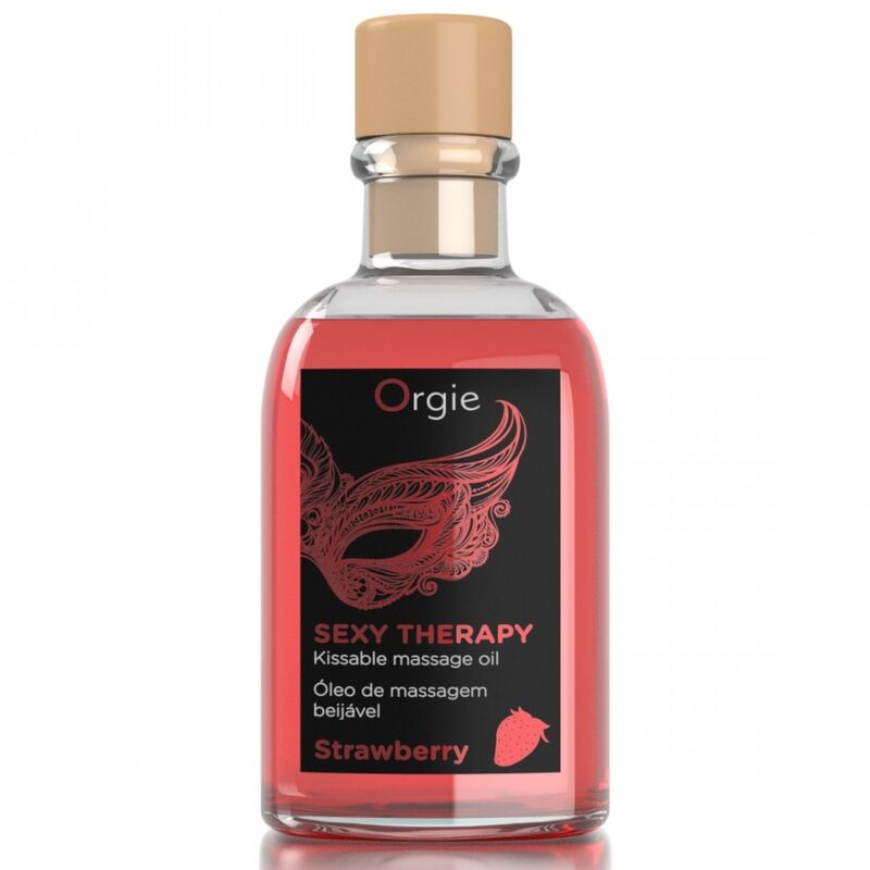 ORGIE - LIPS ACEITE DE MASAJE BESABLE FRESA 100 ML - Imagen 2