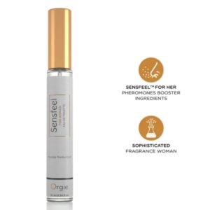 ORGIE - SENSFEEL EAU DE TOILETTE CON POTENCIADOR DE FEROMONAS TAMAÑO VIAJE PARA MUJER 10 ML