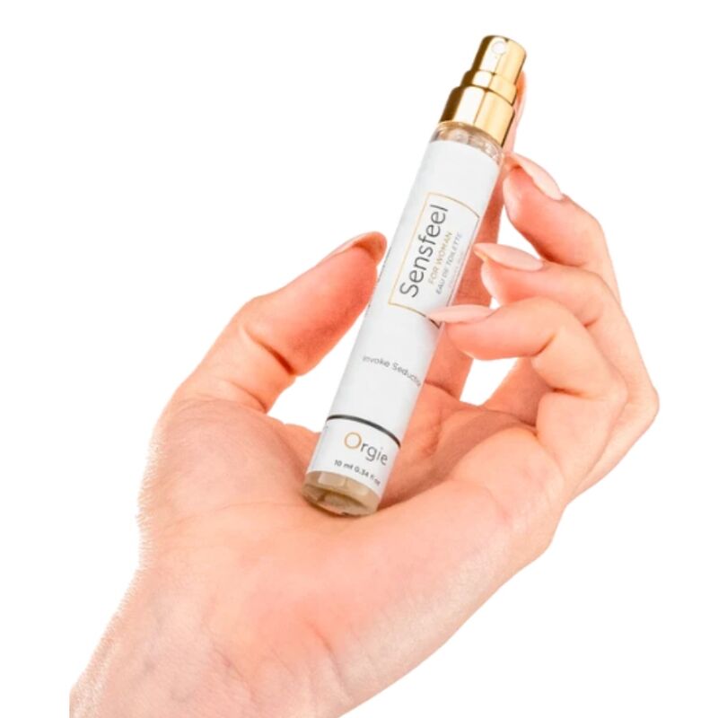ORGIE - SENSFEEL EAU DE TOILETTE CON POTENCIADOR DE FEROMONAS TAMAÑO VIAJE PARA MUJER 10 ML - Imagen 3