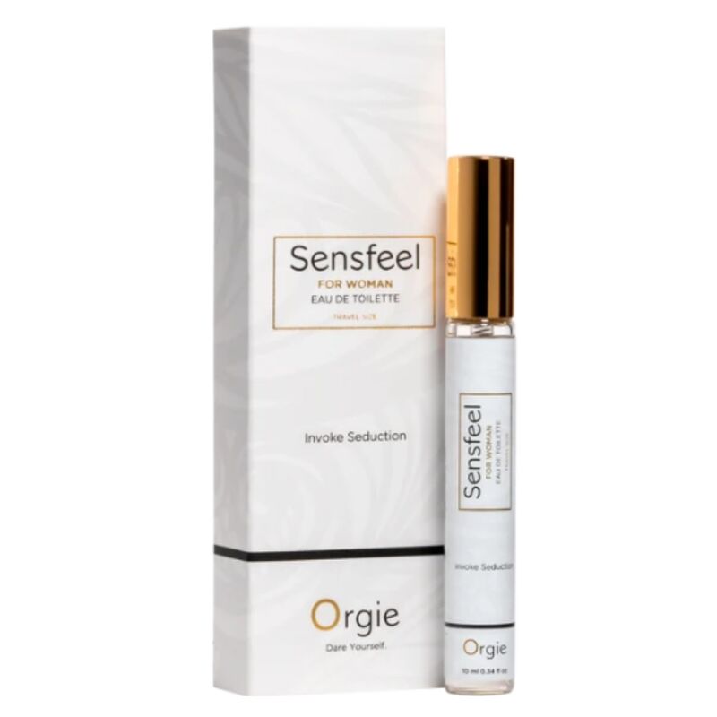 ORGIE - SENSFEEL EAU DE TOILETTE CON POTENCIADOR DE FEROMONAS TAMAÑO VIAJE PARA MUJER 10 ML - Imagen 4