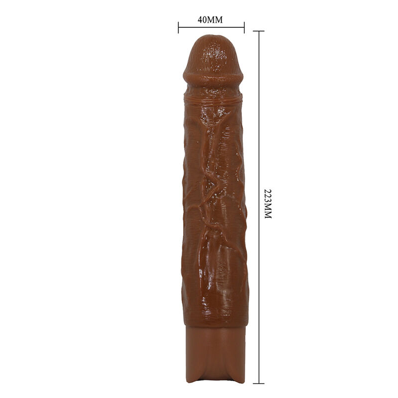 PRETTY LOVE - KESSLER DILDO VIBRADOR REALISTA 10 MODOS DE VIBRACIÓN Y 10 DE EMPUJE 22 CM MARRÓN - Imagen 13