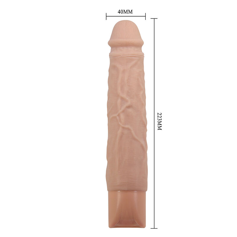 PRETTY LOVE - KESSLER DILDO VIBRADOR REALISTA 10 MODOS DE VIBRACIÓN Y 10 DE EMPUJE 22 CM NATURAL - Imagen 8