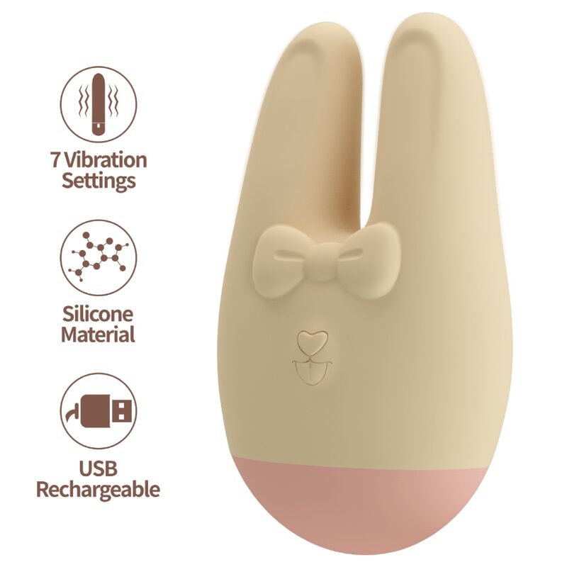ROMANCE - BUNNY ESTIMULADOR EXTERNO 7 MODOS DE VIBRACIÓN