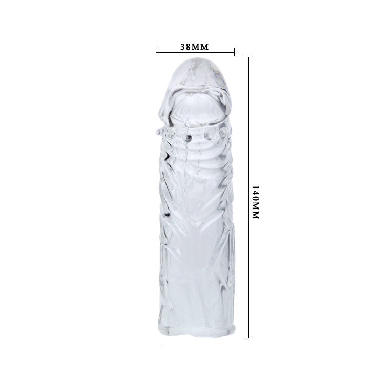 BAILE - FUNDA TRANSPARENTE PARA EL PENE EN SILICONA 13 CM - Imagen 6